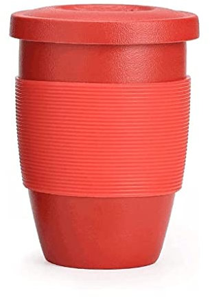 Tazzine Caffè Tazza da Caffè Tazza di Tè Tazza Di Accompagnamento In Ceramica, Tazza Da Caffè Da 250 Ml Con Anello In Silicone Antiscottatura, Tazza Da Tè Multifunzionale Con Filtro Tazzine di Caffe T