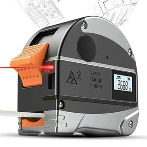 2 in 1 Digital Laser Tape Measure 40m High Precision 5m Tape Ruler USB Rechargeable Distance Rangefinder Point Tool Measuring