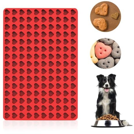 Backmatte Hundekekse, Silikon Backform Raster, Backform Für Hundeleckerli, Weihnachtsbaum/Lebkuchenmann/Herz Form Hundekekse Backform, Backmatte Für Hunde Und Katzen Hitzebeständig Und Ofengeeignet