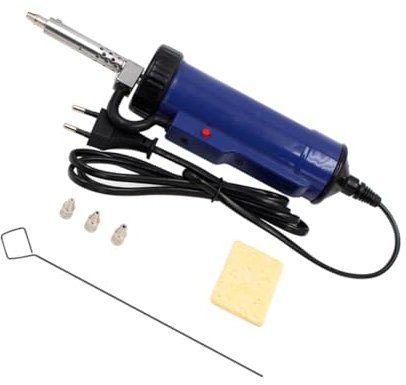 Gadpiparty Pompe à Dessouder Électrique Sous Vide Aspirateur à Étain Pour Décapage Outil Pratique Avec Buses Remplaçables Pour Entretien Électronique