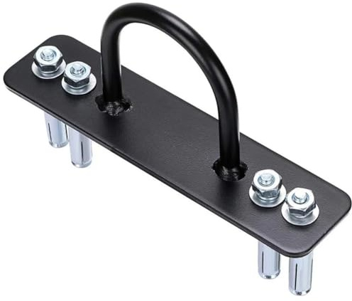 Xbsduih Battle Rope Anchor Stake Kit de soporte de pared de metal para entrenamiento de hamaca, correas de suspensión, yoga