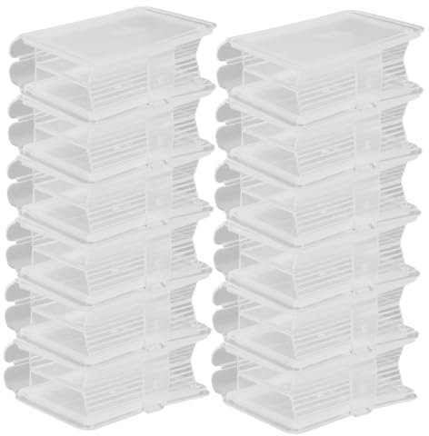 iplusmile 12piezas Almacenamiento De Cajas De Dulces Transparentes Reutilizables Cajas De Plástico Para Dulces y Joyas Unidades Para Fiestas y Bodas