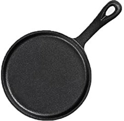 GAOBINGB Olla para estofado, Utensilios de Cocina de 13 cm/16 cm/20 cm, sartén de Hierro Fundido Gruesa para Tortillas y filetes, un Color, Grande