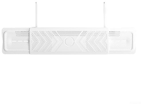 Oniissy Deflector de viento retráctil para aire acondicionado, ajustable, cubierta de ventilación de CA, protección contra el polvo que sopla directamente para el hogar y la oficina