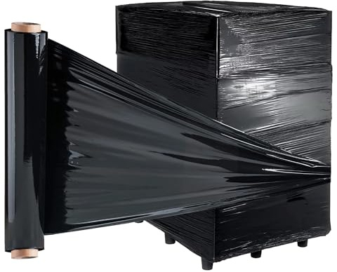 G4GADGET Rotolo di pellicola per pallet, resistente, 400 mm x 220 m (23 micron, 1,2 kg), resistente, resistente agli strappi, pellicola termoretraibile per imballaggio, traslochi e stoccaggio, rotolo