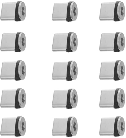 Genérico 15 piezas Adaptador Magnético Usb-c de Aluminio Punta Rotativa Carga Rápida Conector Magnético para Teléfono Compatible con Cables Tipo C Resistente y Multipropósito