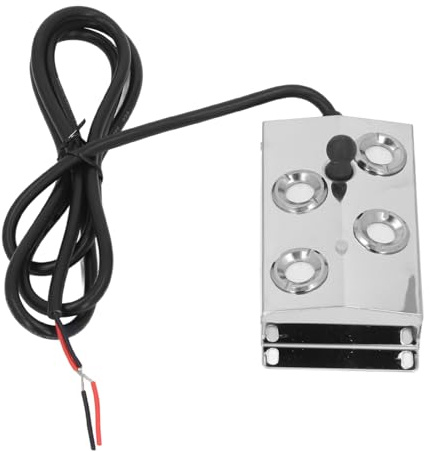 QANYEGN Nebulizador ultrasónico de 4 Cabezales, nebulizador de Estanque a Prueba de Agua, humidificador ultrasónico con Cable de 1,5 m para Estanque, Invernadero, rocalla