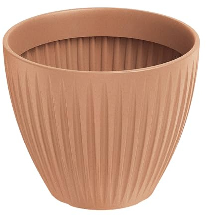 Well Home Maceta de Rotomoldeo Latia Round Ø40x33 Terracota