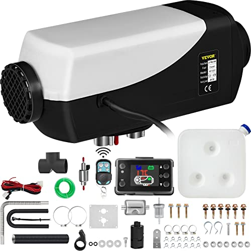VEVOR 12V Standheizung Diesel, 8KW Diesel Lufterhitzer, Air Diesel Heizung, Air Standheizung, Luft Dieselheizung, Standheizung für Auto RV Boote LKW Wohnmobil Bus