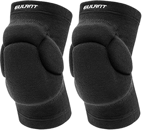 EULANT Ginocchiere Pallavolo per Junior e Adulti,Morbido Elastico Ginocchiere Danza,Anticollisione Protezione Ginocchio per MTB Basket Pallamano Yoga Pilate Allenamento Wrestling