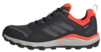 adidas Herren Tracerocker 2.0 Gore-TEX Trail Running Shoes Trailrunning-Schuhe, Core Black/Grey Five, 43 1/3 EU