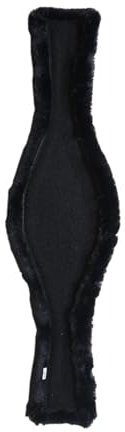 Kentucky - Lammfell Gurt Cover Anatomisch schwarz 130 cm