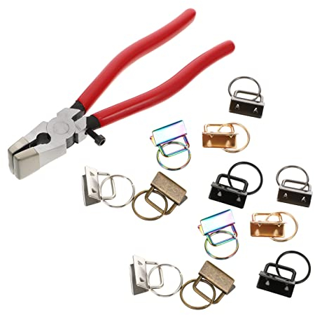 COHEALI 50stücke Teiliges Schlüsselanhänger Stabilen Clips Und Zangen Für -wristlet Und Gurtbänder Vielseitige Fob-ketten Für Koffer Und Handarbeit Langlebig Und Einfach Zu Verwenden