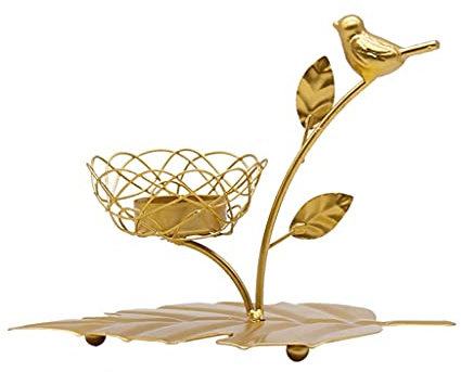 Kerzenhalterhalter Licht Luxus Eisen Bird Kerze Halter Romantische Esstisch Kerze Licht Abendessen Wohnzimmer Kreative Dekoration Ornamente Kandelaber