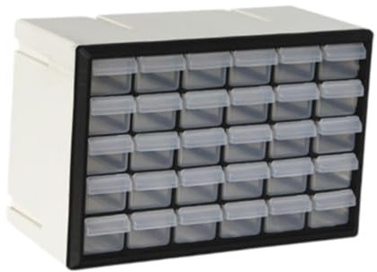 YWJLQH Cassetto Contenitore Armadio organizzatore Garage organizzazione, casa, Contenitore, Cassetta degli Attrezzi per ferramenta Trucco Parti Piccoli, 30 Cassetti