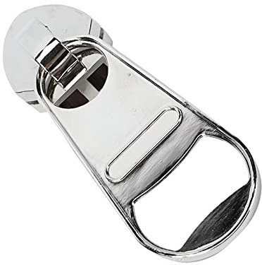 Abrebotellas de Aleación de Zinc, Forma de Abridor de Botellas con Cremallera Magnética, Abridores Magnéticos con Forma de Latas, Imán para Refrigerador, Cerveza Multifuncional,
