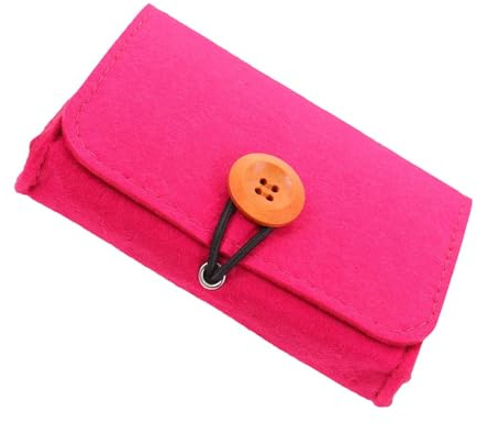 Läder Olja Resväska - Oljeförvaringsväska, Oljeflaskorganisatör, Massageolja Förvaringsväska för Hudvård, Färg: rosa, Consulte la descripción, Se beskrivningen