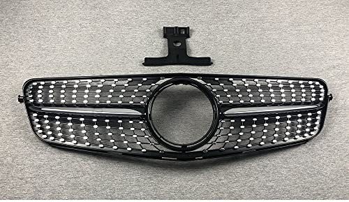 Auto Frontgrill Kühlergitter Fronteinlassgitter Stoßstangengrillgitter Für Benz W204 C204 S204 C43 C 2007 2008 2009 2010 2011 2012 2013 2014 Für AMG GT Für R Diamantstil(F)