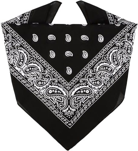 ZENO Bandana – 100% Baumwolle & Natürliche Fasern – Halstuch Ohne Polyester – Hochwertig, Weich, Langlebig & Waschmaschinenfest – Bandana Herren & Damen – Unisex & Kinder