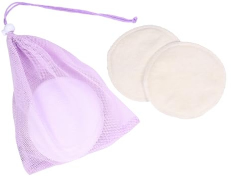 FIXOSHEE Lot De 6 Set De Coussinets D'allaitement Lavables Et Ultra Absorbants En Fibre De Bambou Doux Pour Femme, Protection Anti-galactorrhée, Protège-lingerie Pour Usage Quotidien Maternel