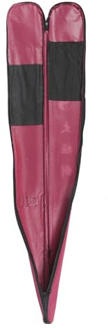 ORFOFE Bolsa para Espada Taichi de Lona Gruesa Ajustable Estuche de Hombro para Espadas de Artes Marciales Kung Fu Funda Portátil Resistente en Color Púrpura Rojo para Entrenamiento y