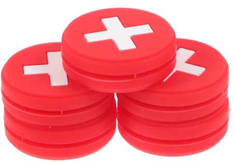 FOMIYES Ammortizzatori Tennis in Silicone 5 Pezzi Smorzatori di Vibrazioni per Racchetta da Tennis, Accessori Sportivi Leggeri e Portatili per Controllo e Comfort su Racchette Multiple