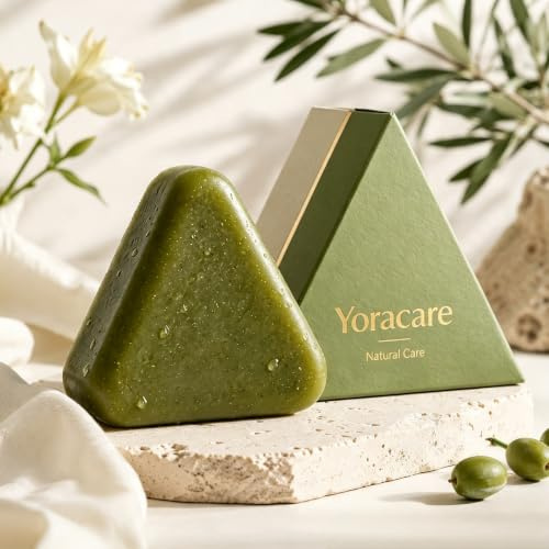 Yoracare Hair Soap, Korean Scalp Revival Bar, Oil Control & Anti-Dandruff, Natural Botanical Anti-Hair Loss Shampoo Bar – Gentle, Hydrating & Scalp-Friendly Herbal Care