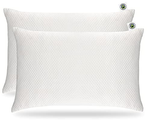 Martian Made Bamboo Pillow Protector – Waterproof TPU – Zipped – 2 Pack – Standard Size 50x75cm – Martian Dreams Collection