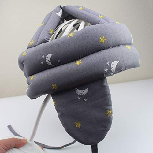 GHzzY Schutzhaube für ältere Menschen - Kopfschutzhaube zur Verhinderung von Sturz und Schock - Kopfkappe für Senioren und Patienten mit seitlichem Gehörschutz,1