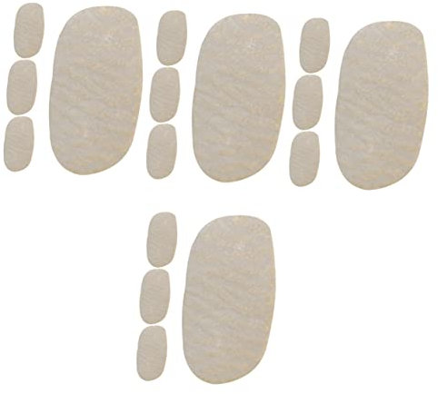 MILISTEN 4stücke Violinen-brücken-pads Aus Schafsleder Komfortable Saitenpolster Für Violine Und Professionelle Zubehörteile Für Musiker