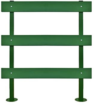 Valla de listones Easy Mod. Ranch (Altura 50 cm, Verde)