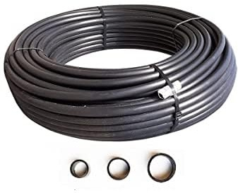 PE Rohr Verlegerohr, Versorgungsleitung, Wasserleitung für effektive Gartenbewässerung, Druckrohr - Kunststoffrohr, Tröpfchenbewässerung UV-Beständig 16mm 20mm 25mm (25mm PN6, 100m)