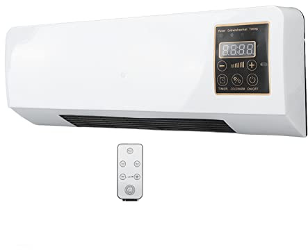 Pyhodi Ventilador de Aire Acondicionado Portátil, Enfriador y Calentador de Espacio Liviano con de Protección contra Sobrecalentamiento, Potente, Silencioso, para Dormitorio,