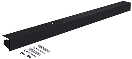 ERSATZKASSETTE DUSCHROLLO SCHWARZ FÜR ERSATZROLLEN VON 60 CM BIS 180 CM (186 cm breit)