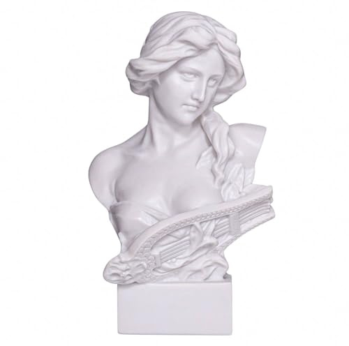 danila-souvenirs Busto Estatua Escultura de mármol de la Diosa Artemisa (Diana) de la mitología Griega Antigua 15 cm, 370 g