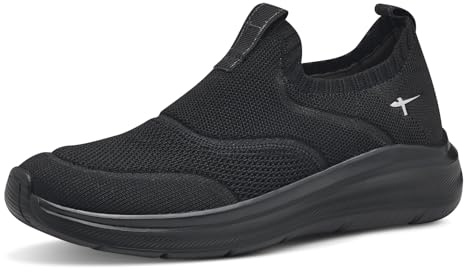 Tamaris Comfort baskets Slip On femme à enfiler vegan, Black, 36 EU