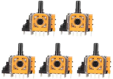 MUNEFE Joystick-Achsensensor, Analog-Stick-Controller-Sensorbaugruppe, 3D-Joysticks-Controller-Modul für PS5-Controller-Ersatzteil