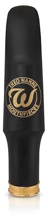 Theo Wanne Essentials Jazz Baritone Saxophone Mouthpiece with Medium-Small Chamber, Roll Over & Shark Gill Baffle for Smooth & Rich Jazz Tone - Superior Quality with Resonant Sound - Size 5 (0.080)