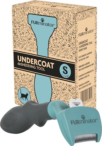 Furminator deShedding-Tool Katze Größe S Kurzhaar - Katzenbürste für kleine Katzen zur Entfernung der Unterwolle