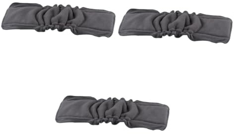 BESTonZON 3 STK Windeln waschbare Diaper Changing pad Washable 5-lagige Windeleinlage aus Faser Wiederverwendbare Windeleinlage babywindeleinsatz Windeleinlagen Kohlefaser Black
