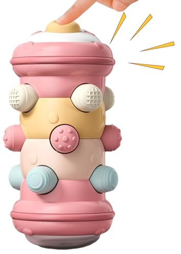 Juguete de Rodillo rastrero, Juguete de Rodillo arrastrándose | Juguete sensorial Interactivo para Centro de Juegos | Juguetes educativos educativos para Aprender Colores y Habilidades motoras