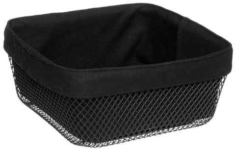 Paris Prix FIVE Simply Smart - Corbeille à Pain Carrée Mayaj 25cm Noir