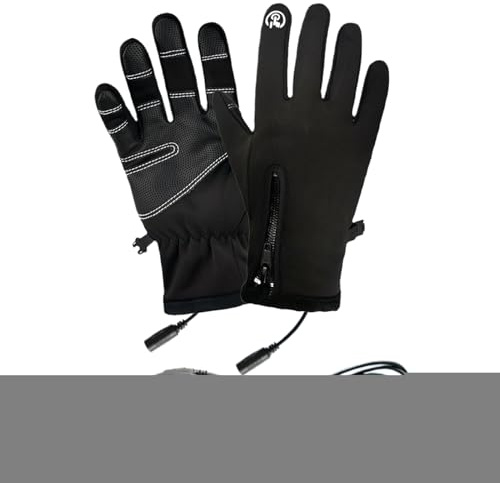 Ancsttu Beheizbare Handschuhe Für Herren - Elektrische Touchscreen Handwärmer mit USB - Wärmende Outdoor Ausrüstung Für Klettern Jagen Skifahren Reisen Arbeiten Im Freien