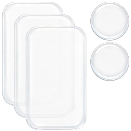 5PCS Silicone Lash Pad Silicone False Eyelash Holder Pads Rectangle Silicones Eyelash Extension Pad Lashes Grafting Gasket Pallet Eyelashes Extension Holder for Women and Lash Extensions Supplies Tool