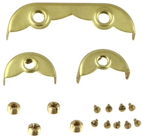 KiBcsLic Saxophon Reparatursatz, Teile für Blasmusikinstrumente, Metallschrauben, Tragbarer Ersatz, Reparatur Und Wartung für, Verdreifachen