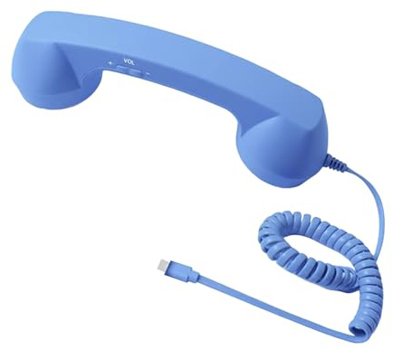Auriculares con cable Receptor de agarre fijo Tipo C Ergonomía Juego de cabezales telefónicos creativos para videoconferencias móviles celulares