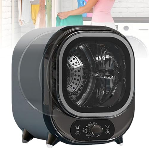Petit SèChe-Linge à Condensation Ventilé Avec Tambour En Acier Inoxydable, SèChe-Linge éLectrique Portable à Condensation,à Poser Sur Un Comptoir Ou à Fixer Au Mur Pour Les Petits Espaces(A)