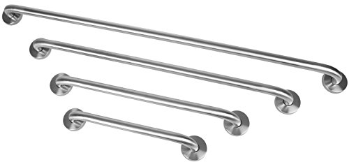 Handtuchhalter aus Edelstahl in 2 Oberflächen und 6 Länge (60cm, Hochglanzpoliert)