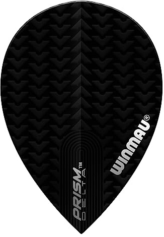 Winmau Prism Delta Pear svart 10-pack