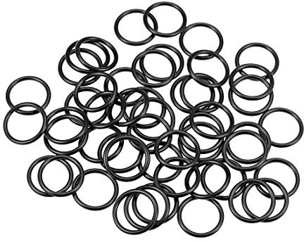 sourcing map 50 st. O-ringar nitrilgummi 2,5 mm bredd rund tätning 19 mm x 24 mm x 2,5 mm
